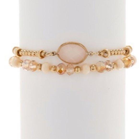 Melrose and Market Jewelry - Melrose & Market Beaded stretch bracelet set